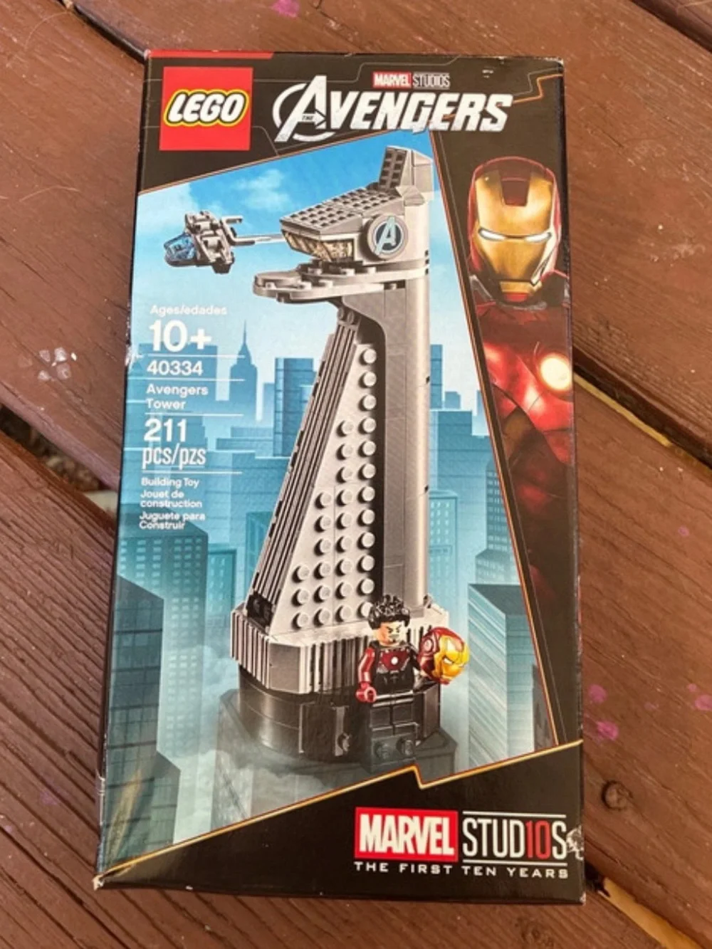 LEGO Avengers Tower Set (Gray, Black, Blue) - Marvel Studios